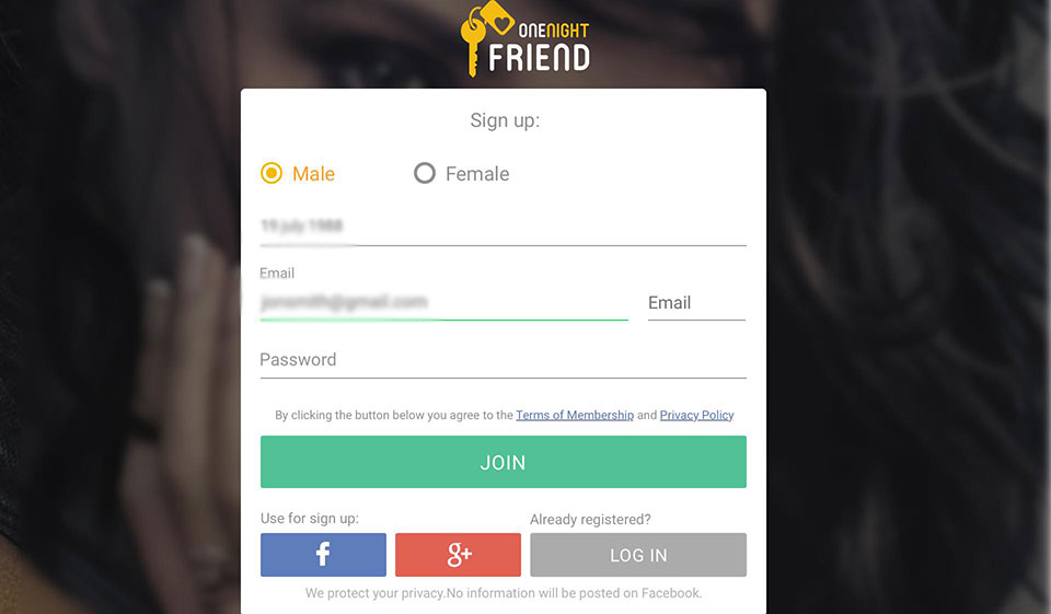Prix OneNightFriend