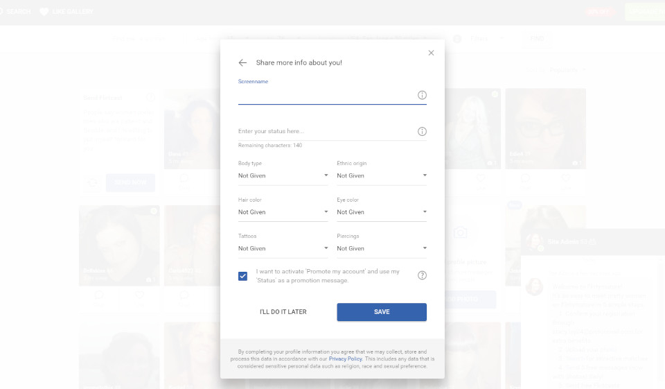 Jak działa FlirtyMature?